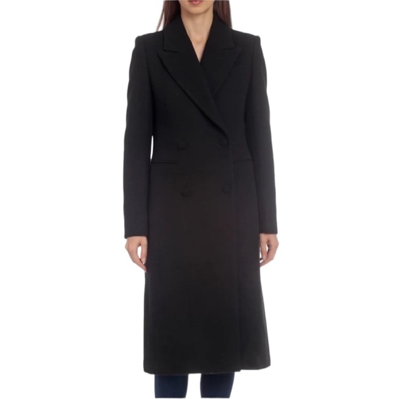 Avec Les Filles Double-Breasted Tailored Coat pea coat size XL - Picture 4 of 11